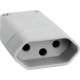 Pino Femea Perlex 2P+T 20A Cinza 2046 Pino Femea Perlex 2P+T 20A Cinza 2046