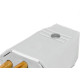 Pino Macho Perlex 2P+T 10A Cinza 1043 - Kit C/10 Unidades