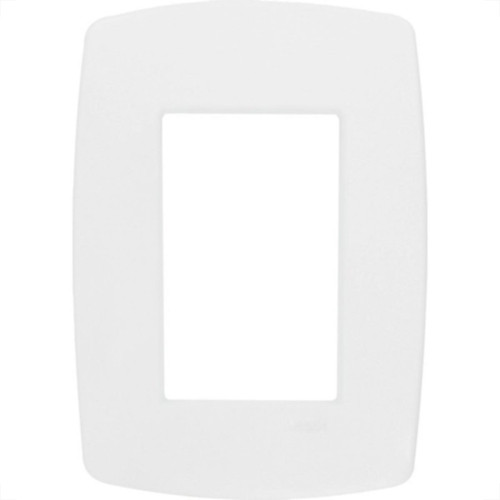 Espelho Placa Radial Modular Branco 4X2 3Mod 1703001