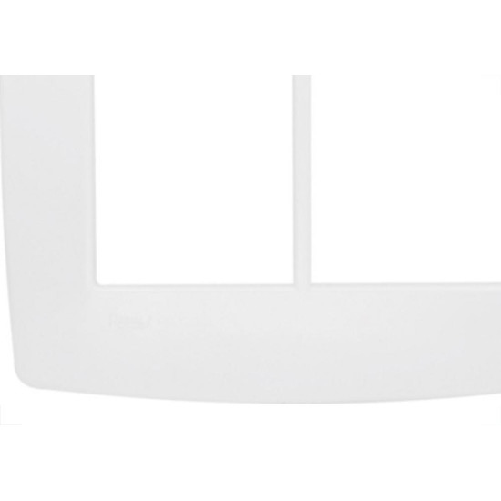 Espelho Placa Radial Modular Branco 4X4 6Mod 1703002