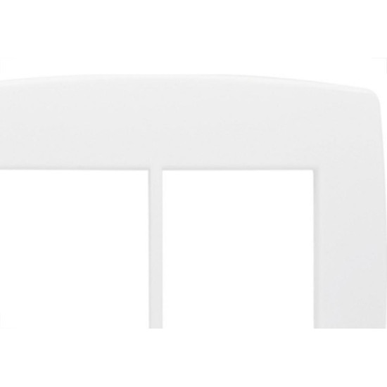 Espelho Placa Radial Modular Branco 4X4 6Mod 1703002