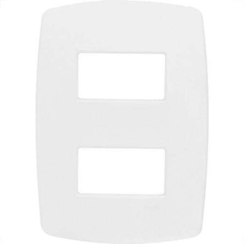 Espelho Placa Radial Modular Branco 4X2 2Mod Dist 3004