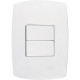 Conjunto Rad Modular Branco 1803003 2 interruptores Simp