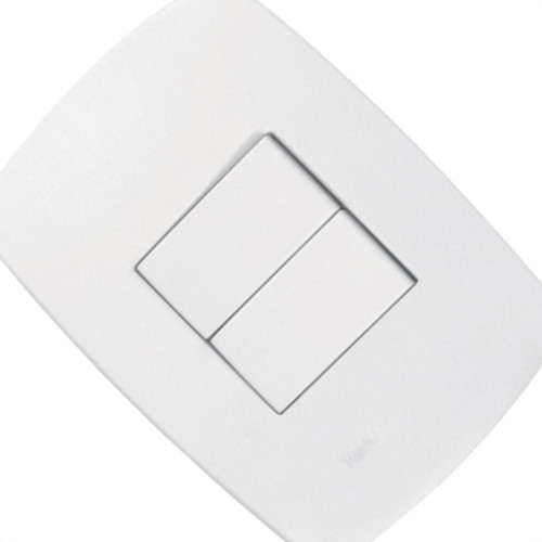 Conjunto Rad Modular Branco 1803003 2 interruptores Simp