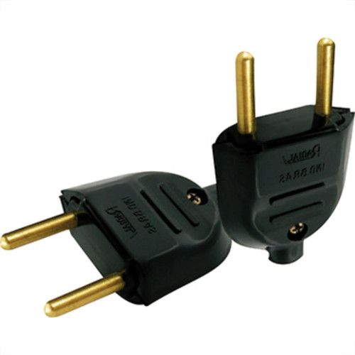 Pino Macho Radial 2P 10A Pr 1501106 - Kit C/50 Unidades Pino Macho Radial 2P 10A Pr 1501106 - Kit C/50 Unidades