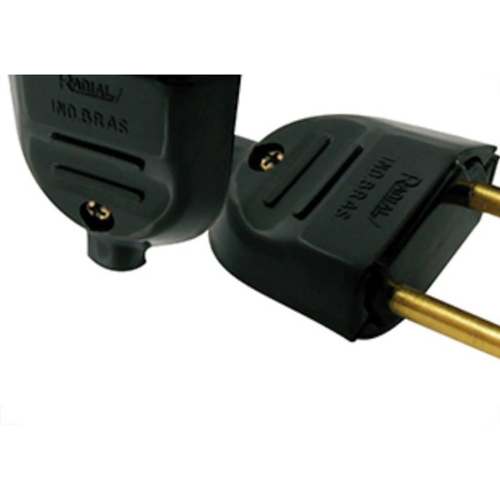 Pino Macho Radial 2P 10A Pr 1501106 - Kit C/50 Unidades Pino Macho Radial 2P 10A Pr 1501106 - Kit C/50 Unidades
