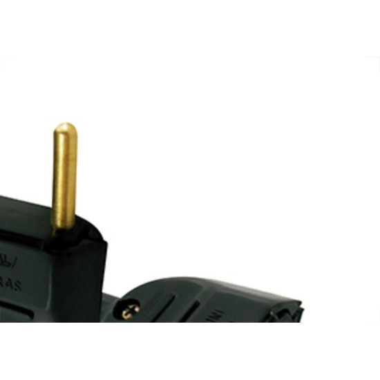 Pino Macho Radial 2P 10A Pr 1501106 - Kit C/50 Unidades Pino Macho Radial 2P 10A Pr 1501106 - Kit C/50 Unidades