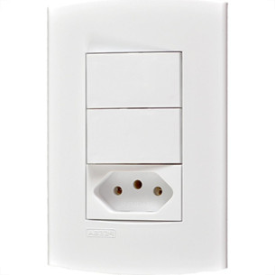 Kit C/2 - Conjunto Peesa Alfa 1548C 1S.1P.Tom 10A Branco