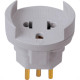 Pino Adaptador 2P+T Ilumi Segur.10A Cinza 1209 Pino Adaptador 2P+T Ilumi Segur.10A Cinza 1209