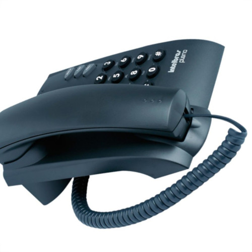 Telef Intelbras Pleno Preto S/Ch Telef Intelbras Pleno Preto S/Ch