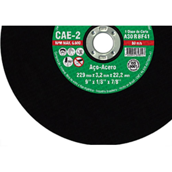 Disco Corte Itambe Ferro 9X7/8 Cae-2T