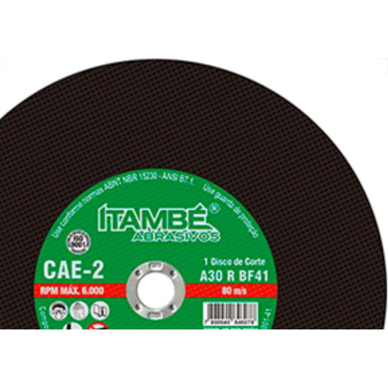 Disco Corte Itambe Ferro 10X3/4 Cae-2T Disco Corte Itambe Ferro 10X3/4 Cae-2T