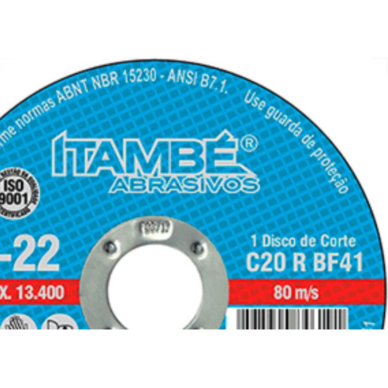 Disco Corte Itambe Refr 4.1/2X7/8 Cf22 Disco Corte Itambe Refr 4.1/2X7/8 Cf22