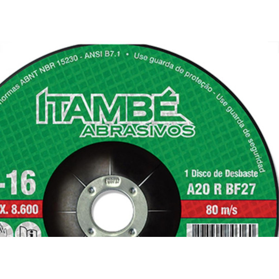 Disco Desbaste Itambe 7 X 7/8Da-16 Disco Desbaste Itambe 7 X 7/8Da-16