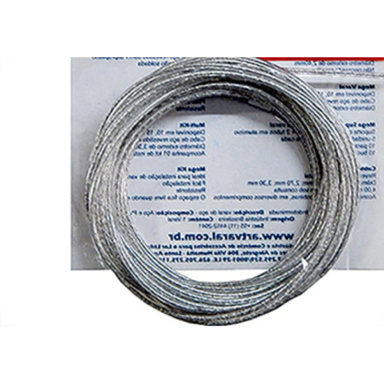 Varal De Aco Mega 10Mt 2,7Mm Varal De Aco Mega 10Mt 2,7Mm