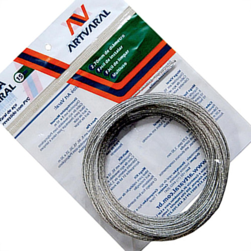 Varal De Aco Mega 15Mt 2,7Mm Varal De Aco Mega 15Mt 2,7Mm