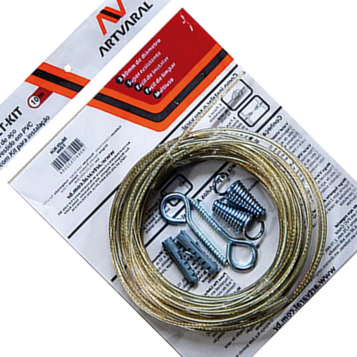 Varal De Aco Multi 10Mt 3,30Mm C/Kit Varal De Aco Multi 10Mt 3,30Mm C/Kit
