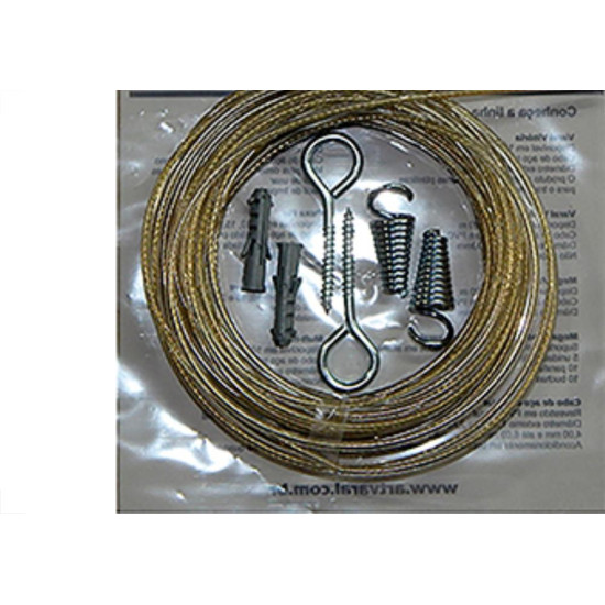 Varal De Aco Multi 15Mt 3,30Mm C/Kit Varal De Aco Multi 15Mt 3,30Mm C/Kit
