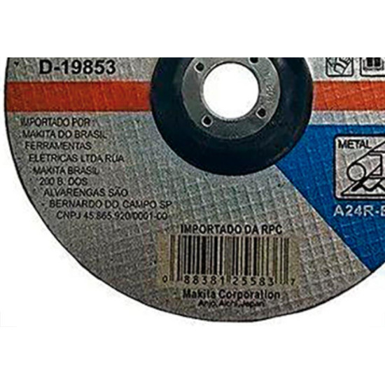 Disco Desbaste Makita 7X7/8 19853