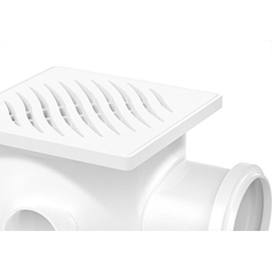 Caixa Sifonada Tigre Quad Branco 15X15X50