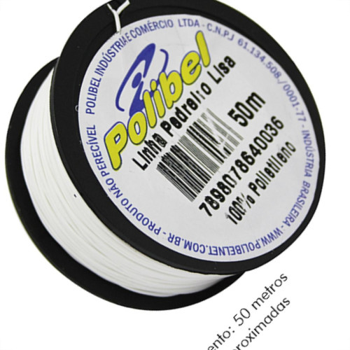 Linha Pedreiro Polibel Lisa C/ 50Mt - Kit C/12 Unidades Linha Pedreiro Polibel Lisa C/ 50Mt - Kit C/12 Unidades