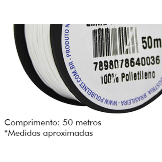 Linha Pedreiro Polibel Lisa C/ 50Mt - Kit C/12 Unidades Linha Pedreiro Polibel Lisa C/ 50Mt - Kit C/12 Unidades
