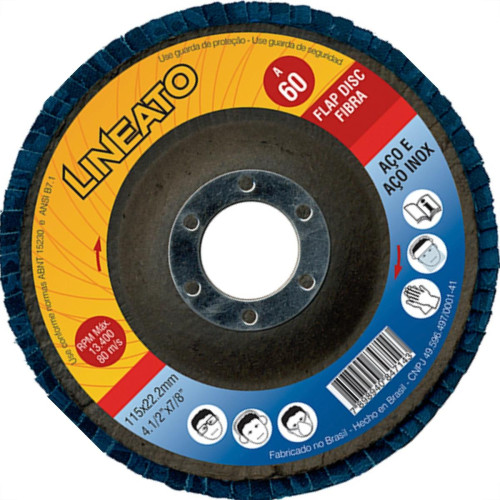 Disco Flap Lineato 4.1/2 X 60 Disco Flap Lineato 4.1/2 X 60