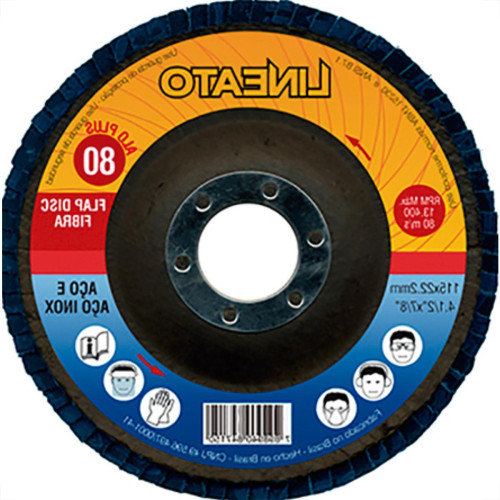 Disco Flap Lineato 4.1/2 X 80 Disco Flap Lineato 4.1/2 X 80