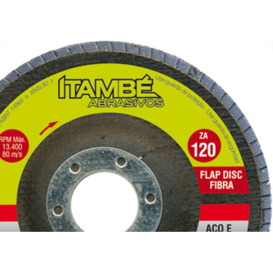 Disco Flap Lineato 4.1/2 X 120 Disco Flap Lineato 4.1/2 X 120