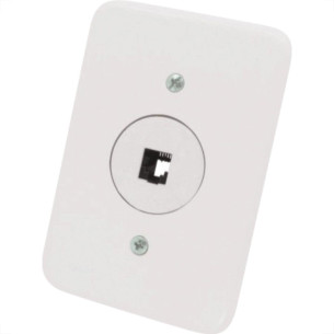 Kit C/2 - Conjunto Radial Pollar 1402025 1Tomada Fone Rj45
