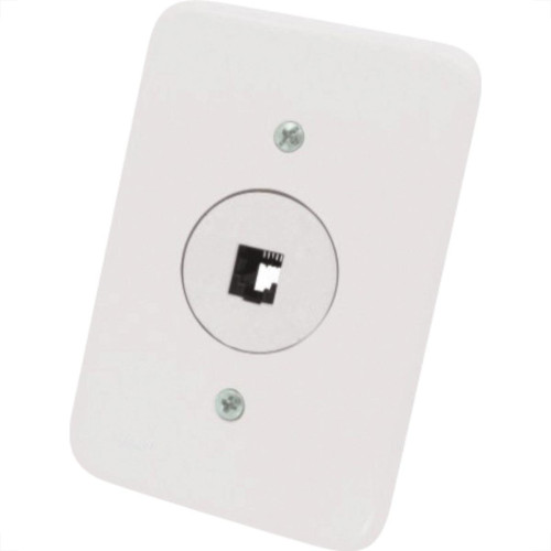 Kit C/4 - Conjunto Radial Pollar 1402025 1Tomada Fone Rj45