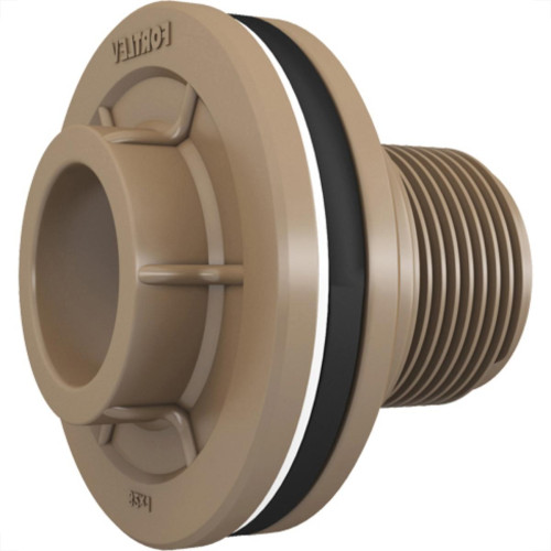 Adaptador C/Flange Pvc Fortlev E 1.1/2 Marrom - Kit C/5 Unidades Adaptador C/Flange Pvc Fortlev E 1.1/2 Marrom - Kit C/5 Unidades