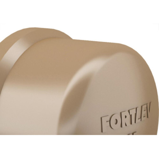 Caps Fortlev PVC Liso Liso E 1.1/2 Marrom - Kit C/10 Unidades Caps Fortlev PVC Liso Liso E 1.1/2 Marrom - Kit C/10 Unidades