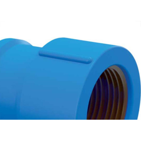 Luva Azul Fortlev 3/4 X 1/2 - Kit C/20 Unidades