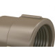 Luva Lr Fortlev 1/2 X 1/2 Marrom - Kit C/25 Unidades Luva Lr Fortlev 1/2 X 1/2 Marrom - Kit C/25 Unidades