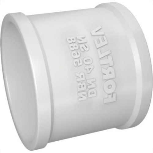 Luva Esgoto Fortlev 40 X 40 Branco - Kit C/20 Unidades