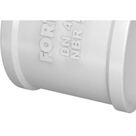 Luva Esgoto Fortlev 40 X 40 Branco - Kit C/20 Unidades