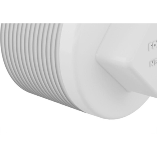 Plug Fortlev Rr 1/2 X 1/2 Branco - Kit C/50 Unidades Plug Fortlev Rr 1/2 X 1/2 Branco - Kit C/50 Unidades