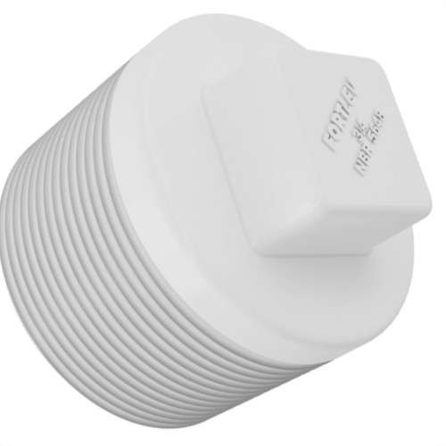Plug Fortlev Rr 3/4 X 3/4 Branco - Kit C/50 Unidades Plug Fortlev Rr 3/4 X 3/4 Branco - Kit C/50 Unidades