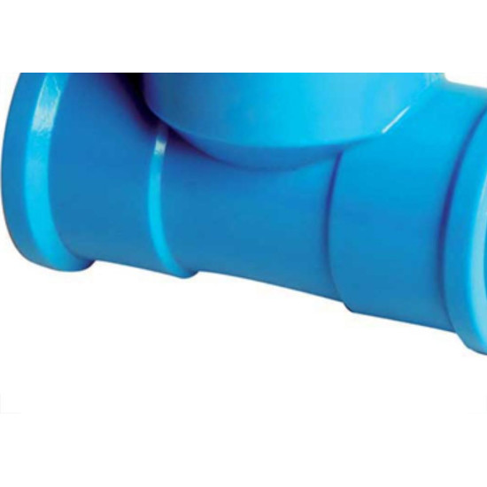 Tee Azul Fortlev 1/2 X 1/2 - Kit C/20 Unidades Tee Azul Fortlev 1/2 X 1/2 - Kit C/20 Unidades