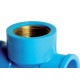 Tee Azul Fortlev 1/2 X 1/2 - Kit C/20 Unidades Tee Azul Fortlev 1/2 X 1/2 - Kit C/20 Unidades