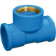 Tee Azul Fortlev 3/4 X 1/2 - Kit C/15 Unidades Tee Azul Fortlev 3/4 X 1/2 - Kit C/15 Unidades