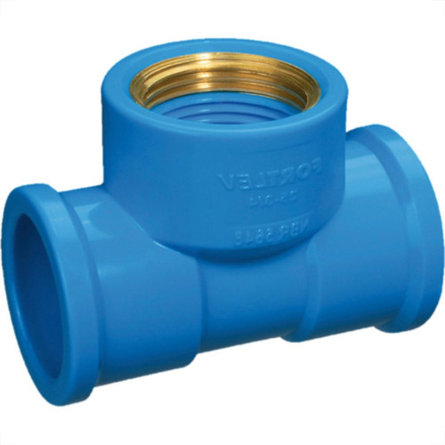 Tee Azul Fortlev 3/4 X 3/4 - Kit C/15 Unidades Tee Azul Fortlev 3/4 X 3/4 - Kit C/15 Unidades