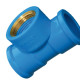 Tee Azul Fortlev 3/4 X 3/4 - Kit C/15 Unidades Tee Azul Fortlev 3/4 X 3/4 - Kit C/15 Unidades