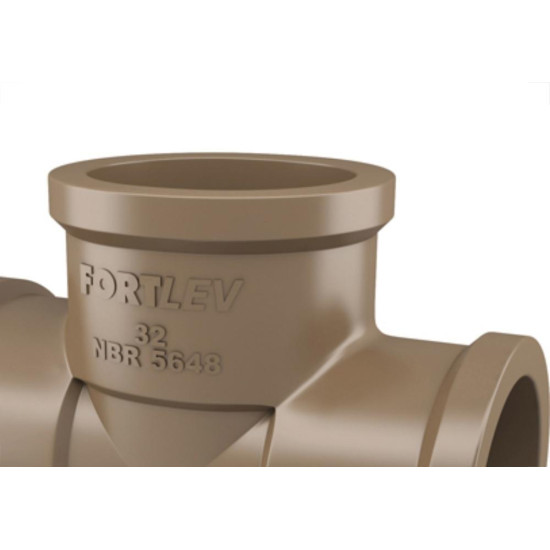 Tee Fortlev Lll 3/4 Marrom - Kit C/50 Unidades Tee Fortlev Lll 3/4 Marrom - Kit C/50 Unidades