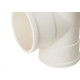 Tee Esgoto Fortlev 40 X 40 Branco - Kit C/25 Unidades