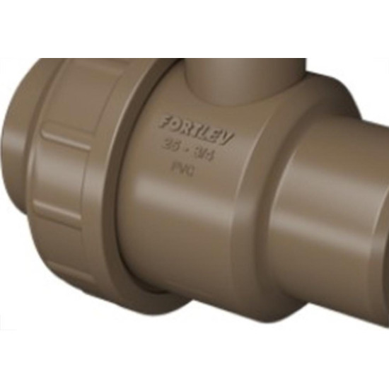 Registro Esfera Fortlev Soldav.C/Uniao 32Mm Registro Esfera Fortlev Soldav.C/Uniao 32Mm