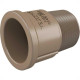 Adaptador Curto Fortlev 1 Marrom - Kit C/25 Unidades Adaptador Curto Fortlev 1 Marrom - Kit C/25 Unidades