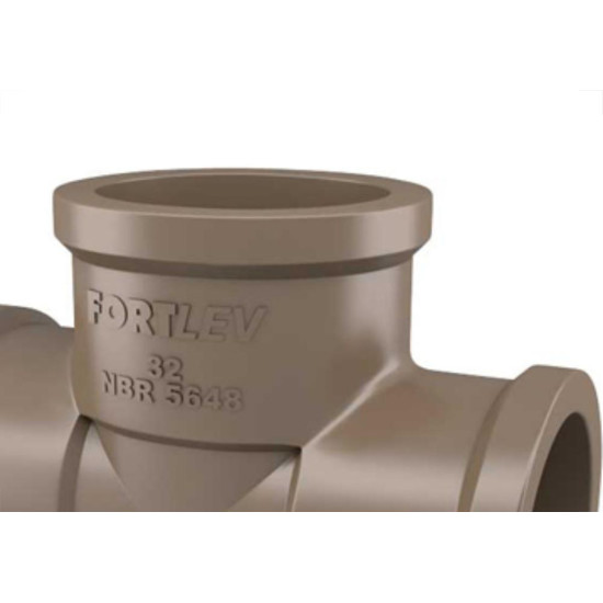 Tee Fortlev Lll 1 X 3/4 Marrom Tee Fortlev Lll 1 X 3/4 Marrom