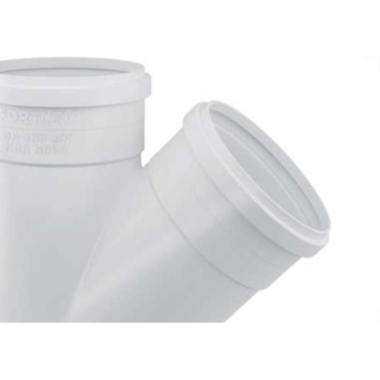 Juncao Esgoto Fortlev 40 X 40 Branco - Kit C/25 Unidades